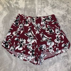 Forever 21 floral shortie Shorts